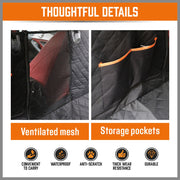 Pet Dog Waterproof Seat Cover Protector Hammock Back Rear Bench Mat for Car SUV V465-24901