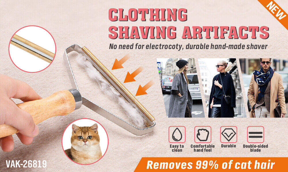 Lint Remover For Pet Hair Cat & Dogs Clothes Shaver Fabric Brush Wool Roller V465-26819