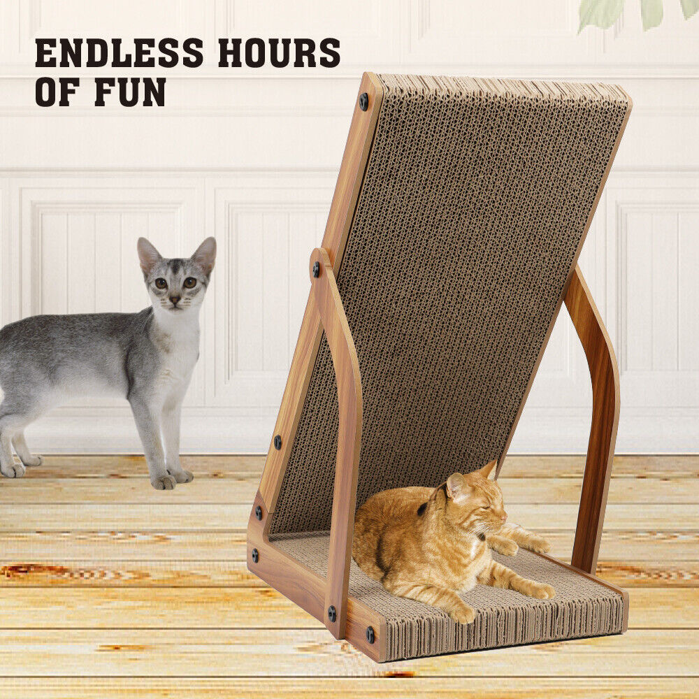 VaKa Cat Scratching Scratcher Board Cat Tree Pad Lounge Toy Corrugated Cardboard V465-26825