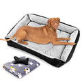 Vaka Navy Dog Bed Pet Cat Calming Floor Mat Sleeping Cave Washable Extra Large 29704 V465-29704