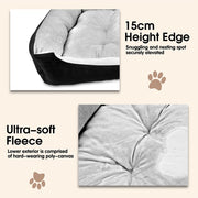 Vaka Navy Dog Bed Pet Cat Calming Floor Mat Sleeping Cave Washable Extra Large 29704 V465-29704