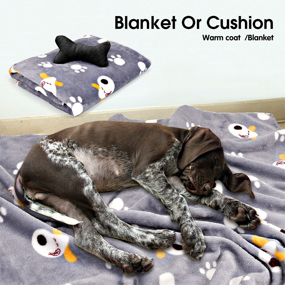 Vaka Navy Dog Bed Pet Cat Calming Floor Mat Sleeping Cave Washable Extra Large 29704 V465-29704