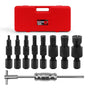 SEDY 9Pcs Inner Bearing Puller Set Slide Hammer Internal Blind Hole Remover Tool V465-298008