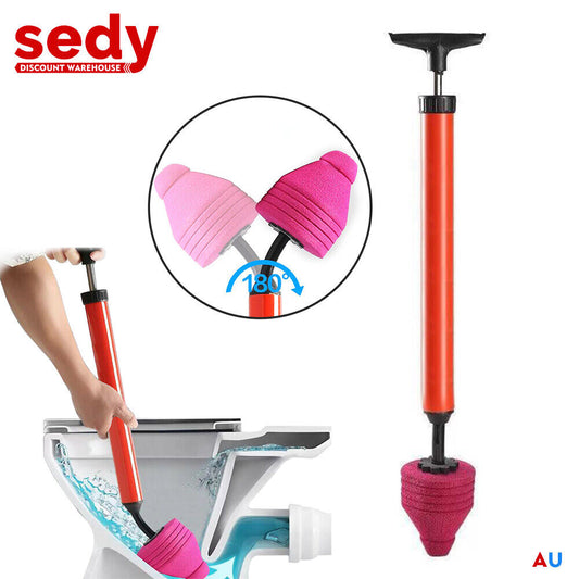 62cm High Pressure Toilet Unblock Toilet Pipe Plunger Bathrooms floor Drains V465-33057