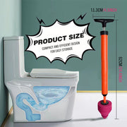 62cm High Pressure Toilet Unblock Toilet Pipe Plunger Bathrooms floor Drains V465-33057