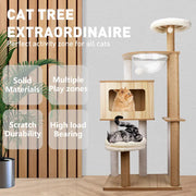 VaKa 1.42M Cat Tree Tower Scratching Post Scratcher Cats Condo House Bed Furniture V465-51027