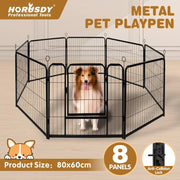Pet Dog Playpen Puppy Exercise Cage Enclosure Fence Metal Outdoor 8 Panel V465-51030