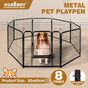 Pet Dog Playpen Puppy Exercise Cage Enclosure Fence Metal Outdoor 8 Panel V465-51030