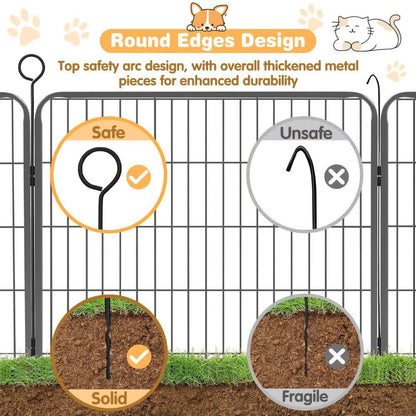 Pet Dog Playpen Puppy Exercise Cage Enclosure Fence Metal Outdoor 8 Panel V465-51030