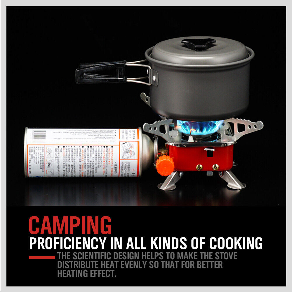 Outdoor Folding Mini Gas Burner Cooking Stove Butane Gas BBQ Hiking AU Stock V465-54003