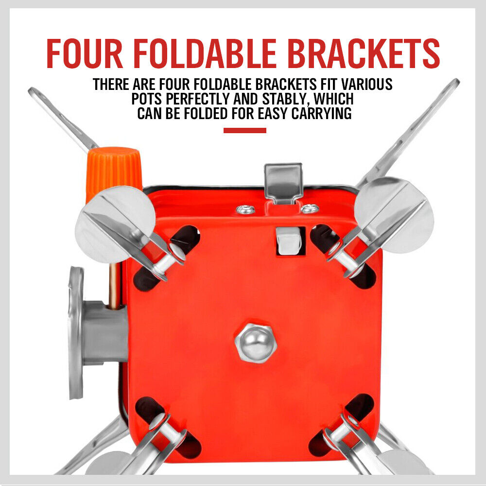 Outdoor Folding Mini Gas Burner Cooking Stove Butane Gas BBQ Hiking AU Stock V465-54003