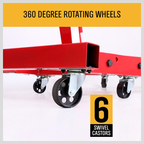 Engine Crane 2 Ton Hydraulic Hoist Folding Shop Mobile Lifter Workshop Lift V465-57716