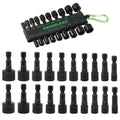 Swanlake 20Pcs Garden Tools Power Nut Driver Set Impact Drill SAE and Metric(will be no tracking) V465-66036