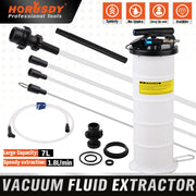 HORUSDY 7L Manual & Pneumatic Oil Extractor Waste Fluid Transfer Pump Suction V465-66056