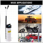 HORUSDY 7L Manual & Pneumatic Oil Extractor Waste Fluid Transfer Pump Suction V465-66056