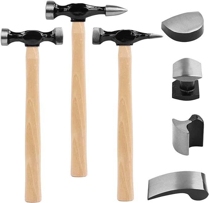 SWANLAKE GARDEN TOOLS 7 Piece Auto Body Repair Kit, Auto Body Tools, Auto Body Repair Tools with Carbon Steel V465-66076