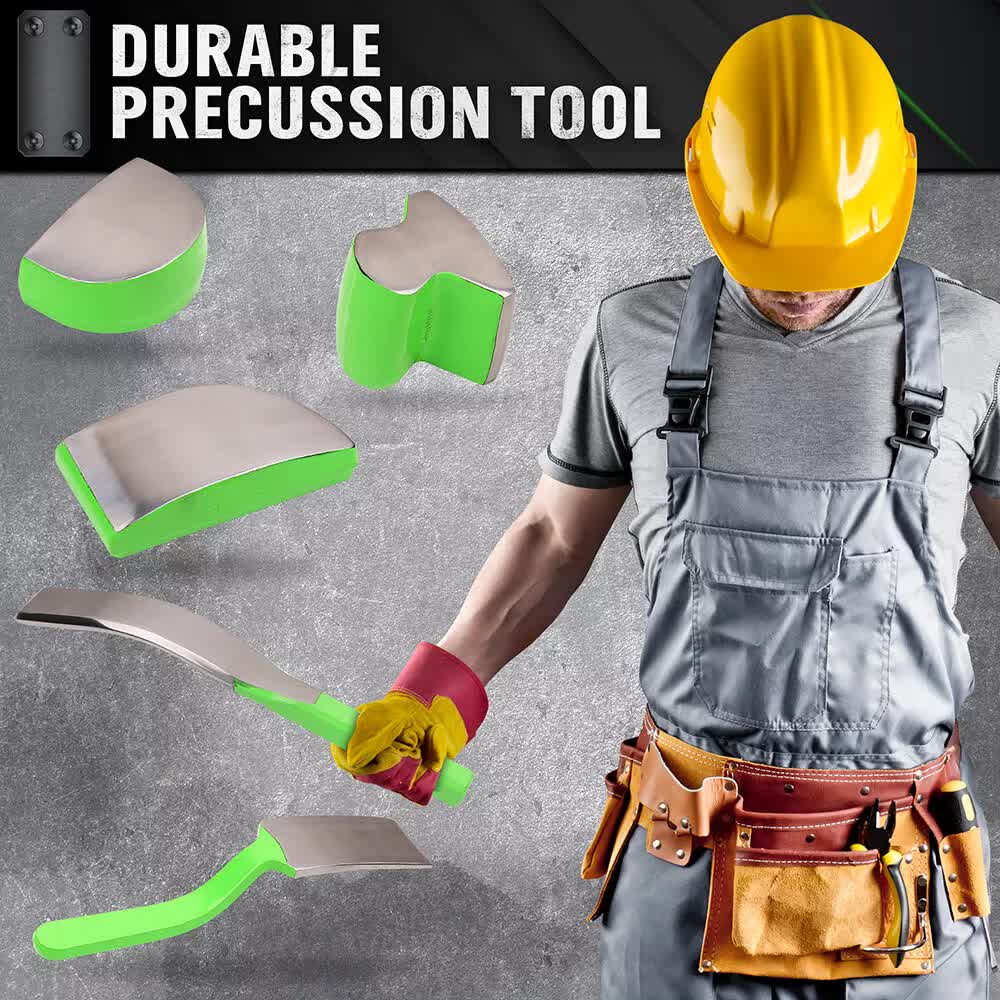 9-Piece Garden Tools Auto Body Hammer Dolly Set Car Body Dent Repair Tool Case V465-66132