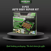 9-Piece Garden Tools Auto Body Hammer Dolly Set Car Body Dent Repair Tool Case V465-66132