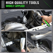 SWANLAKE 18Pcs Drive Tool Accessory Set Extension Bars Impact Universal Joint V465-66145