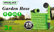 25FT Water Garden Hose Flexible Expandable Pipe Car Wash W/ Spray Nozzle Gun V465-66154