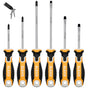 ELEAD 6Pcs Magnetic Screwdriver Set Phillips Slotted Non-Slip Handle Crv V465-70051