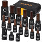 16Pc SAE Hex Bit Impact Socket Set 5/64"-9/16" Allen Socket Set Socket Adapter V465-70072