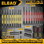 ELEAD 35Pcs Magnetic Nut Driver Bit Set Metric SAE 1/4" Hex Drill CR-V Steel V465-70136
