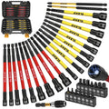 35Pcs Long Magnetic Nut Driver Bit Set Nut Driver Metric & SAE Screwdriver Bits V465-70136-AU
