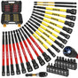 35Pcs Long Magnetic Nut Driver Bit Set Nut Driver Metric & SAE Screwdriver Bits V465-70136-AU