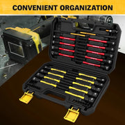 35Pcs Long Magnetic Nut Driver Bit Set Nut Driver Metric & SAE Screwdriver Bits V465-70136-AU