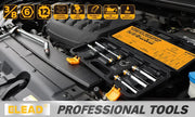 8-Piece 3/8" Drive Magnetic Swivel Spark Plug Socket Set Spark Plug Removal Tool V465-70149