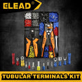 ELEAD 1188Pcs Ferrule Crimping Tool Kit w/ Automatic Wire Stripper & Crimper V465-70196