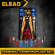 ELEAD 321Pcs Electrical Wire Connectors Kit Assorted Terminals Ferrules Set V465-70198