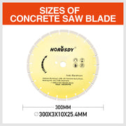 300mm/12" Concrete Saw Blade Masonry Cutting Disc Circular Diamond Stone Cutter V465-79342-AU-2