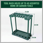 VaKa Garden Farm Shed Garage Tools Storage Rack Handles Organizer Holder V465-80556