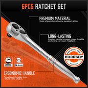 Mini Ratchet Spanner 1/2 3/8 1/4 Drive 90 Tooth Extension Bar Workshop With Bag V465-81019-AU