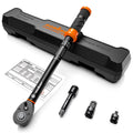 4Pc 3/8" Drive Click Torque Wrench Ratchet Socket Adaptor Extension WorkShop V465-81036
