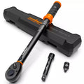3Pc 1/2" Drive Click Torque Wrench Ratchet Socket Adaptor Extension WorkShop V465-81037