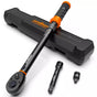 3Pc 1/2" Drive Click Torque Wrench Ratchet Socket Adaptor Extension WorkShop V465-81037
