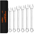6Pc Extra Big Imperial Combination Spanner Ring Open Ended Combo Wrench Work V465-81043