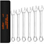 6Pc Extra Big Imperial Combination Spanner Ring Open Ended Combo Wrench Work V465-81043