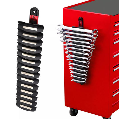 14 Slots Magnetic Spanner Rack Spanner Organizer Holder Portable Adjustable Au V465-81132