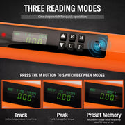3Pc 1/2" Digital Torque Wrench Set Adjustable 17-340N.m / 25-250ft.lb Motorcycle V465-81138