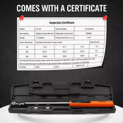 3Pc 1/2" Digital Torque Wrench Set Adjustable 17-340N.m / 25-250ft.lb Motorcycle V465-81138