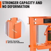 HORUSDY 12T Hydraulic Shop Press Bending H-Frame Benchtop Jack Stand Heavy Duty V465-82024-1