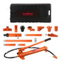12T Porta Power Kit Hydraulic Ram Pump Oil Hose Automotive Body Repair Tool V465-82027