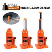4-Ton (8,000 LBs) Hydraulic Bottle Jack Heavy Duty Car Lifter with Safety Valve V465-82038
