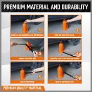 8-Ton (16,000 LBs) Hydraulic Bottle Jack Heavy Duty Car Lifter with Safety Valve V465-82039