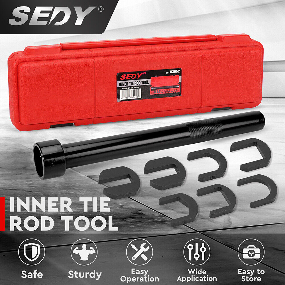 SEDY Inner Tie Rod Removal Tool Kit 1/2 Inch Drive Tube Inner Tie Rods Vehicle V465-82052