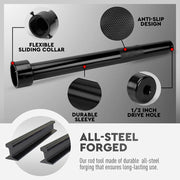 SEDY Inner Tie Rod Removal Tool Kit 1/2 Inch Drive Tube Inner Tie Rods Vehicle V465-82052